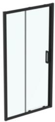 Ideal Standard Connect 2 zuhanyajtók 105 cm tolható fekete matt/átlátszó üveg K9274V3 (K9274V3)