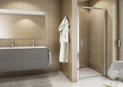 SanSwiss Usa batanta pentru cabina dus, sticla securizata + aluminiu, Sanswiss (TOPP09005007)