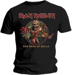 Iron Maiden Ing Book of Souls Eddie Circle Unisex Black 2XL (IMTEE61MB05)