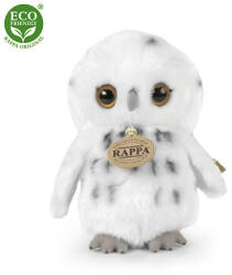 Rappa Bufniță de pluș albă 18 cm ECO-FRIENDLY (220041)