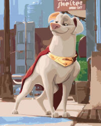 Zuty Picturi pe numere Krypto cu aspect răutăcios (DC League Of Super-Pets) (<![CDATA[M10-040-050-606381]]>) Carte de colorat