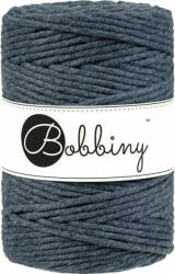 Bobbiny Macrame Cord 5 mm 100 m Charcoal Șnur (MX-E009)