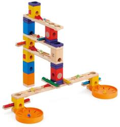 Hape Jucarie copii Quadrilla - circuit cu bile - Muzica in miscare (97 piese) (E6012B) - ookee