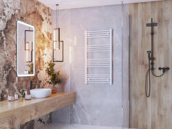 Erga Basic, fűtőelem 1200x600 mm, 555 W, fehér, ERG-LAV-BASIC-12060-WH (ERG-LAV-BASIC-12060-WH)