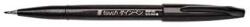 Pentel SES15C-A negru, peniță flexibilă, caligrafică (SES15C-A)