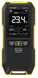 FNIRSI WMT-10 - roncsolásmentes nedvességmérő: 4 főkategória (wmt10)