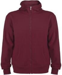 Roly Unisex felnőtt Montblanc teljes cipzáras kapucnis pulóver XL vörös