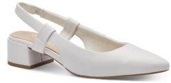 Marco Tozzi 29505-42-100 fehér női hátul nyitott cipő - szling 07526
