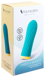 S Pleasures Bullet Twist&shout - Turquoise - tobuy