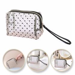  Geanta cosmetica HEARTS 12x18 cm roz