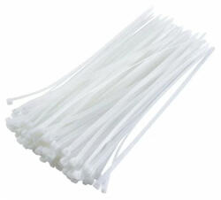 VARGO Colier plastic alb, 4x150, 100 bucati, VARGO V-118139 (etf-15007)