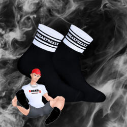 SneakFreaxx Fekete-fehér, rövid zoknik - stílusos és kényelmes választás