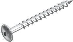 Obo Bettermann 3498146 HT 10x140 TD Tányérfejű facsavar Fa építményszerkezethez 10x140 G galvanikusan horganyzott, DIN EN 12329 (3498146)