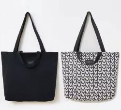 HARAHU VA-36501 Kétoldalas Táska - Fekete/Fehér KP36501