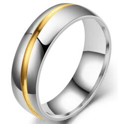 HARAHU Inel LO-17382 - Argintiu / Aur / 59 mm KP17382