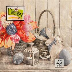 Daisy Szalvéta 3 rétegű 33x33cm 20db/csomag Húsvéti csendélet 007201 (007201)