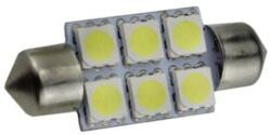 Life Light Led Autós Led Sofita rendszám világítás, 6 Led, 36 mm, 100 Lumen, 5050 chip, 1, 5W, hideg fehér. Life Light Led 2 év garancia! (LLASOFITA6L36MMCW)