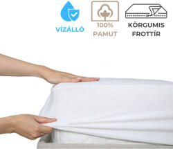 Kartaltex Vízhatlan matracvédő - gumilepedő - 100x200 cm - körgumis, frottír - inkontinencia lepedő