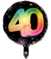 Santex Szám, Számos fólia lufi 18" 45cm - 40-es lufi (LUFI411820)