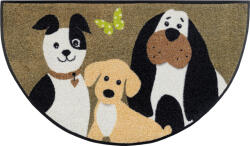wash+dry Félkör alakú Dog Trio szőnyeg méret: 50x85 cm