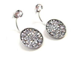 ROCKOS DUPLA fülbevaló - 15 mm (ezüst színű) (3291812)