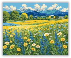  Hegyek Virágos Kertje - számfestő készlet