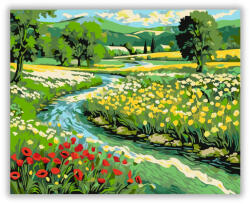  Virágzó Rét Harmóniája - számfestő készlet