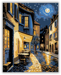  Éjjeli Utcák Varázsa - számfestő készlet