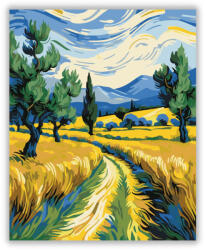  Aranyló Búzamezők Harmóniája - számfestő készlet