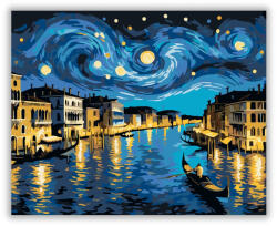  Éjszakai Velencei Út - számfestő készlet