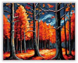  Őszi Erdő Ragyogása - számfestő készlet