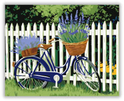  Levendulás Kerékpár Álom - számfestő készlet