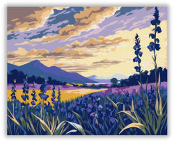  Hegyi Táj Virágpompája - számfestő készlet