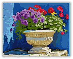  Virágzó Színkavalkád - számfestő készlet