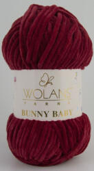  Wolans Bunny Baby plüss fonal 10020 Bordó