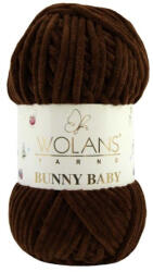  Wolans Bunny Baby plüss fonal 10040 Csokoládé