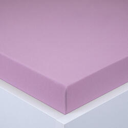 decoDoma Cearşaf cu elastic jersey EXCLUSIVE violet set 2 buc 90 x 200 cm