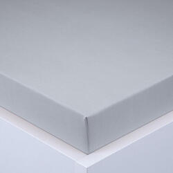 decoDoma Cearşaf cu elastic jersey EXCLUSIVE gri 90 x 200 cm