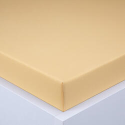decoDoma Cearşaf cu elastic jersey EXCLUSIVE galben 180 x 200 cm
