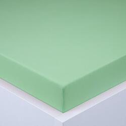 decoDoma Cearşaf cu elastic jersey EXCLUSIVE verde deschis set 2 buc 90 x 200 cm