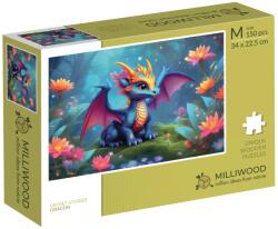 Milliwood Дървен пъзел Milliwood, Secret stories, 150 части - Дракон (M-Dragon-5057) - bright-toys