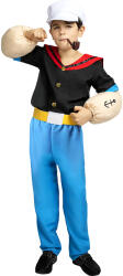 HeliumKing Costum pentru băieți - Popeye Marinarul Mărimea - Copii: M: 105 - 116 cm Costum bal mascat copii