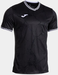 Joma GOLD VII SHORT SLEEVE T-SHIRT dressz / póló fekete fehér 2XL