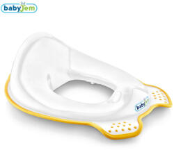 BabyJem Adaptor colac WC copii, Alb/Galben, BabyJem Olita