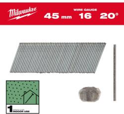 Milwaukee Cuie finisaj 16G / 20° / 45 MM / G / SC1 - 2.000 BUC (4932492584)