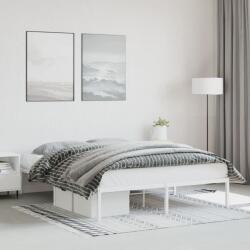 vidaXL Cadru pat metalic, alb, 160x200 cm (373676)