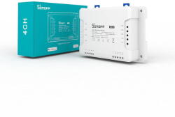 SONOFF Releu inteligent 4CHR3, 4 canale, 90V~250V, Alb (023538) - 24mag