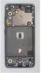 Samsung LCD Kijelző Samsung A516 (A51 5G) fekete ORG GH82-23124A/23100A