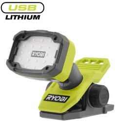 RYOBI 4V USB Lithium csíptethetős lámpa, akkumulátor és töltő nélkül - RLC4-0 (5133006312) - mzona