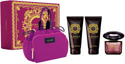 Versace Crystal Noir Szett - EDT 90 ml + Testápoló 100 ml + Tusfürdő 100 ml + Neszesszertáska - parfummania